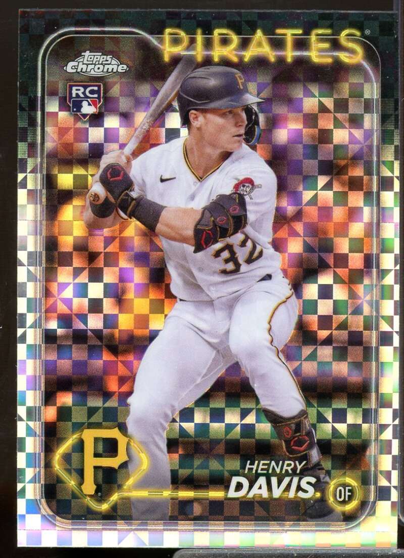 Henry Davis Rookie Card 2024 Topps Chrome X-fractors #260  Image 1