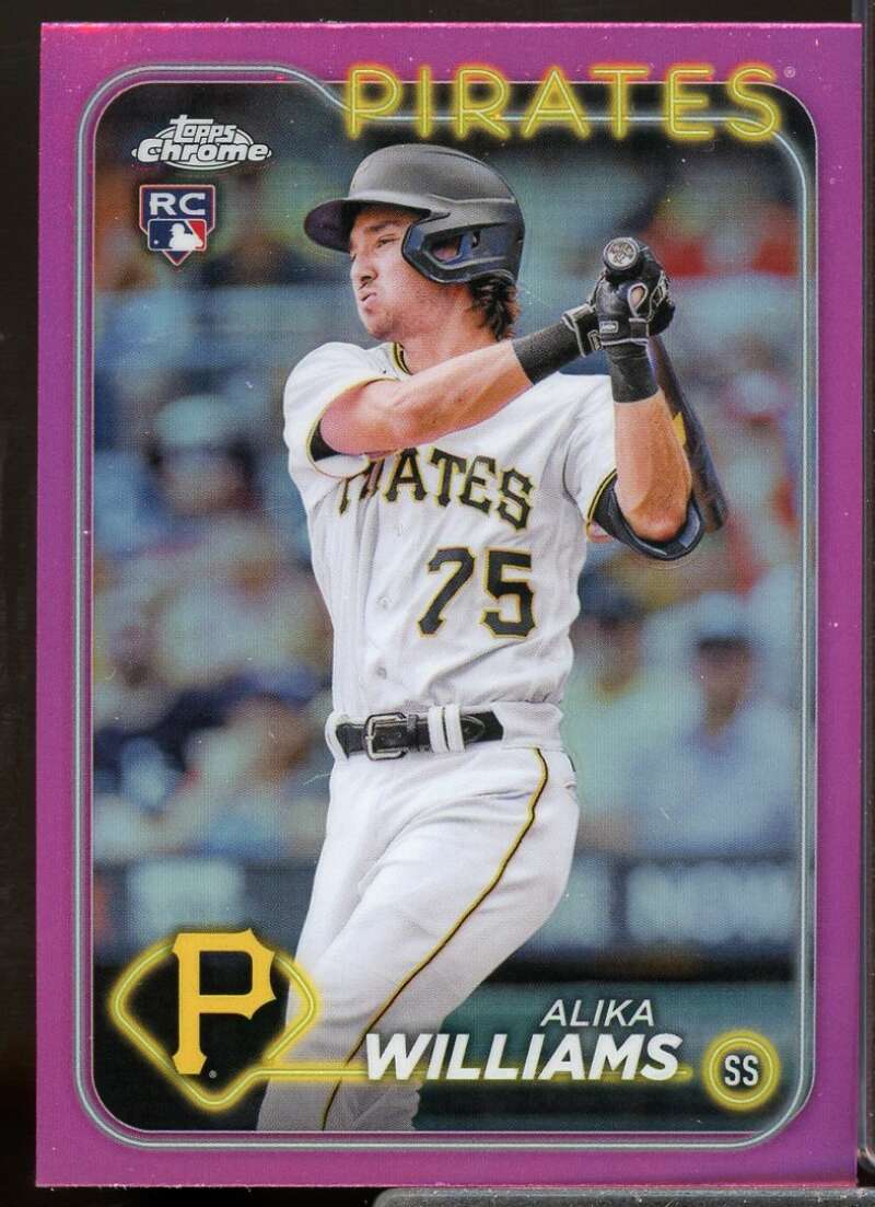 Alika Williams Rookie Card 2024 Topps Chrome Pink Refractors #34  Image 1