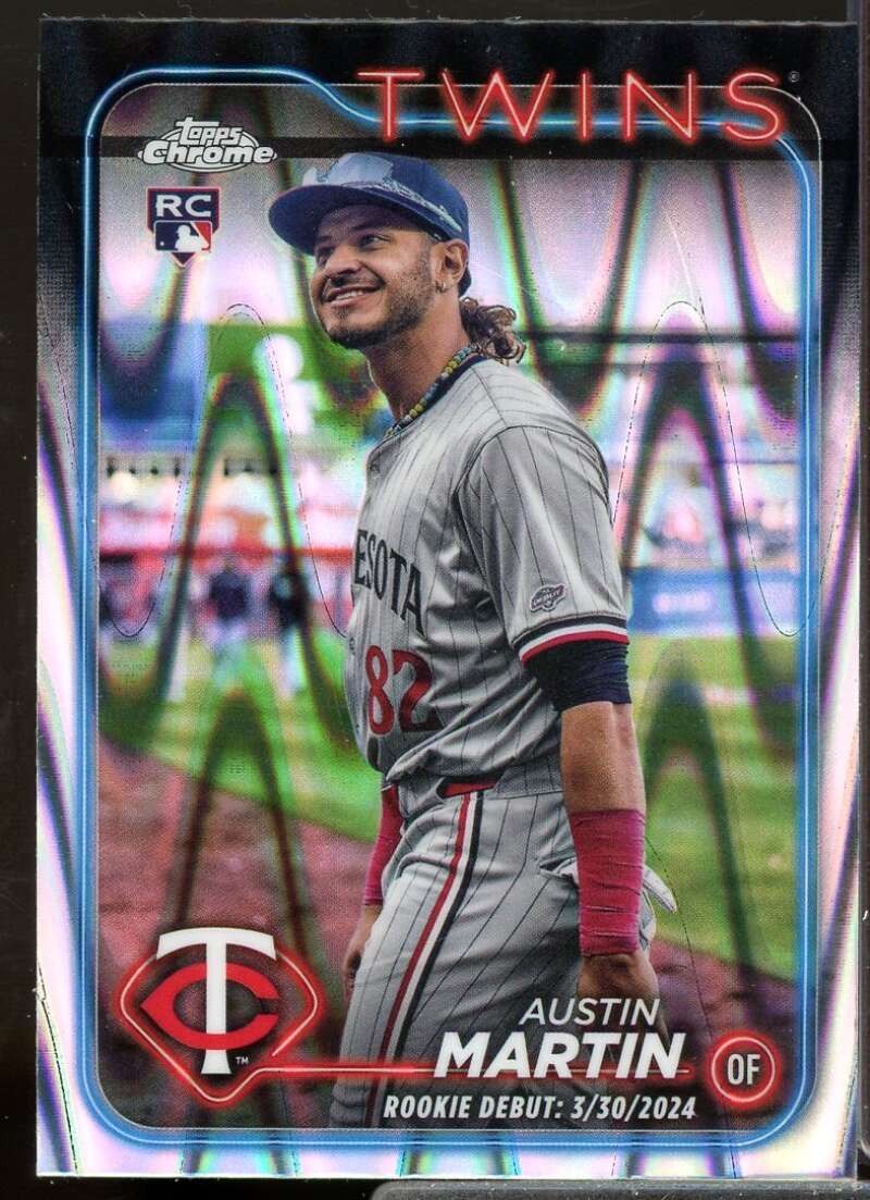 Austin Martin Rookie Card 2024 Topps Chrome Update RayWave Refractors #USC136  Image 1