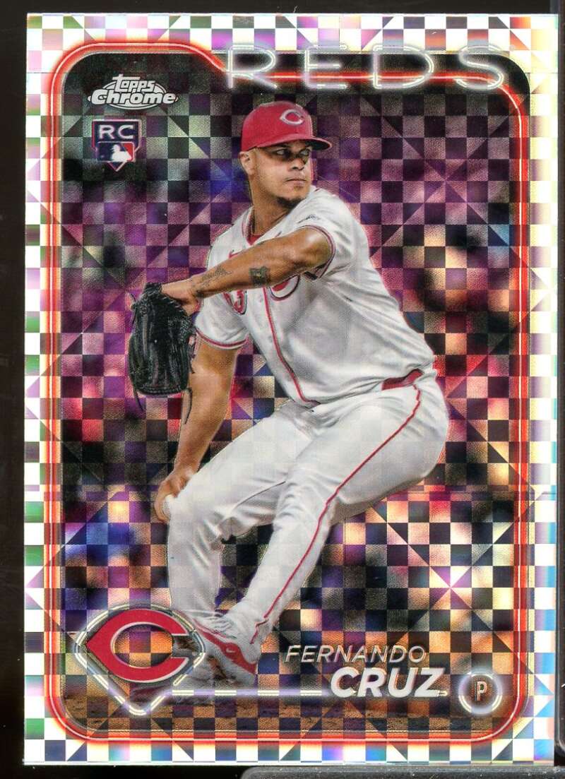 Fernando Cruz Rookie Card 2024 Topps Chrome Update X-Fractors #USC131  Image 1