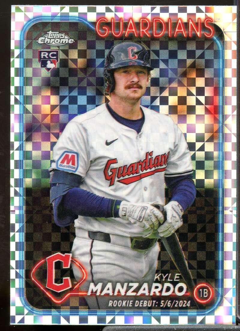 Kyle Manzardo Rookie Card 2024 Topps Chrome Update X-Fractors #USC26  Image 1