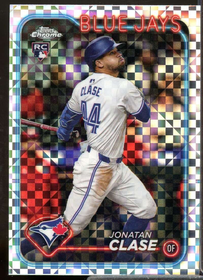 Jonatan Clase Rookie Card 2024 Topps Chrome Update X-Fractors #USC147  Image 1