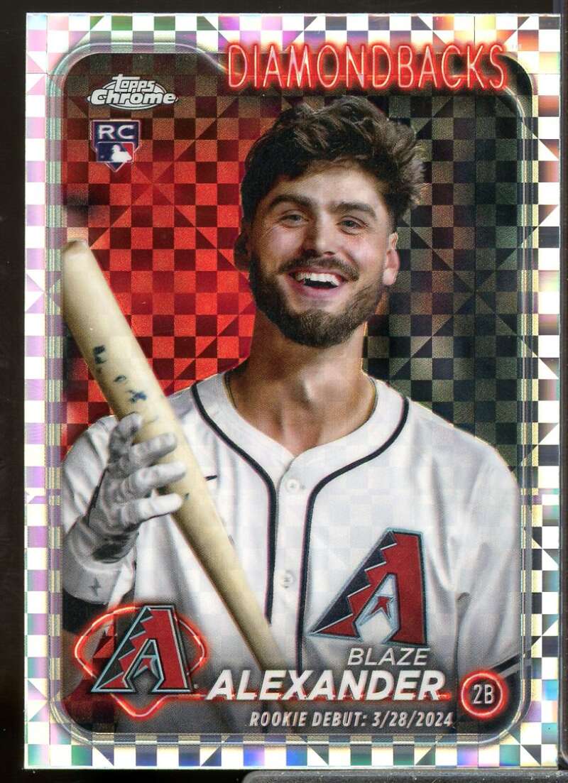 Blaze Alexander Rookie Card 2024 Topps Chrome Update X-Fractors #USC62  Image 1