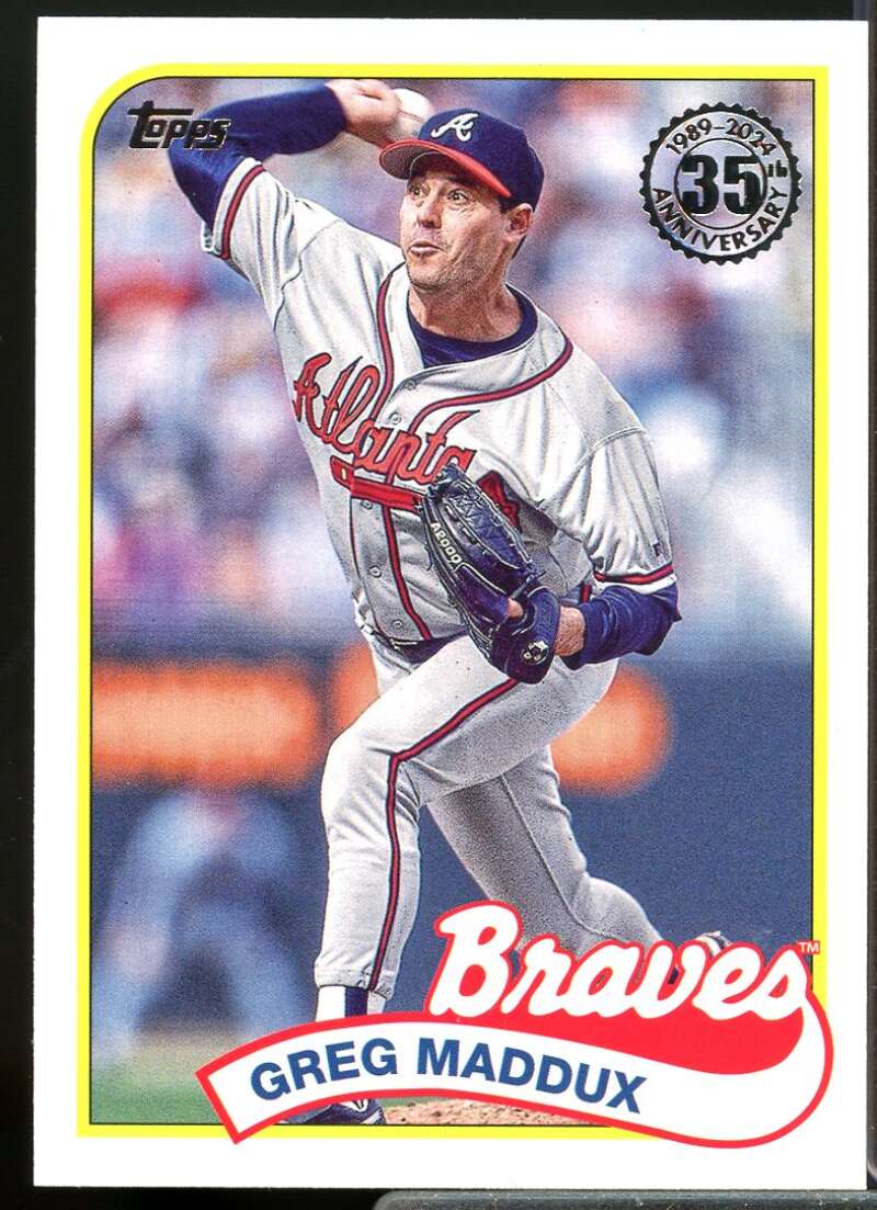 Greg Maddux Card 2024 Topps '89 Topps #89B86  Image 1