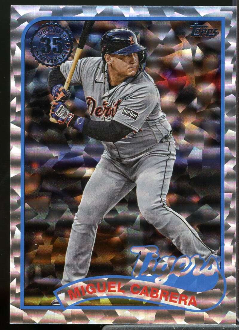 Miguel Cabrera Card 2024 Topps '89 Topps Foil #89B97  Image 1