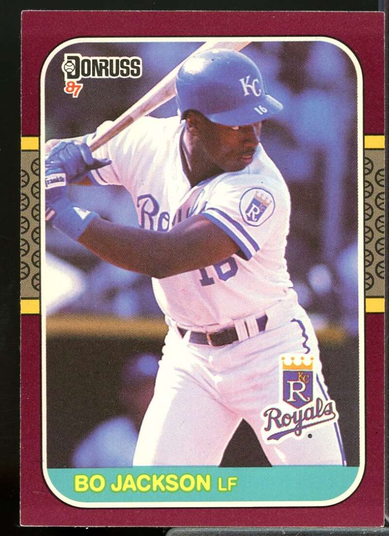 Bo Jackson Card 1987 Donruss Opening Day #205  Image 1