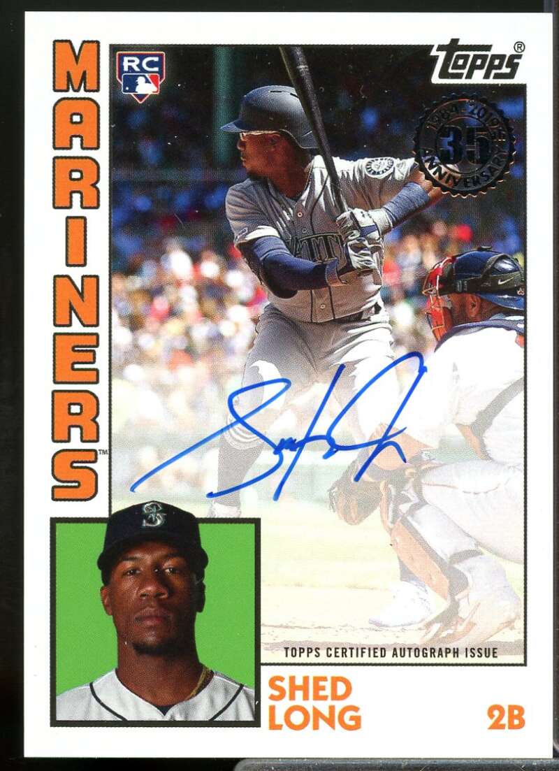 Shed Long Card 2019 Topps Update '84 Topps Autographs #84ASL  Image 1