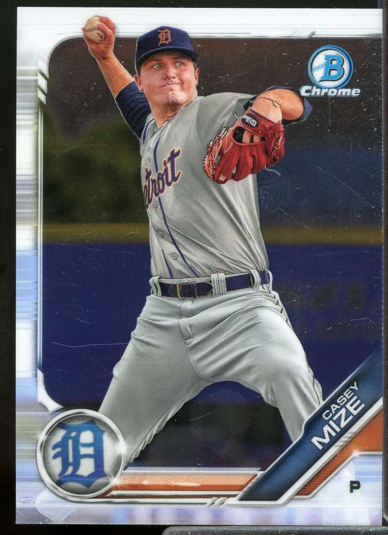 Casey Mize Card 2019 Bowman Chrome Prospects #BCP49  Image 1