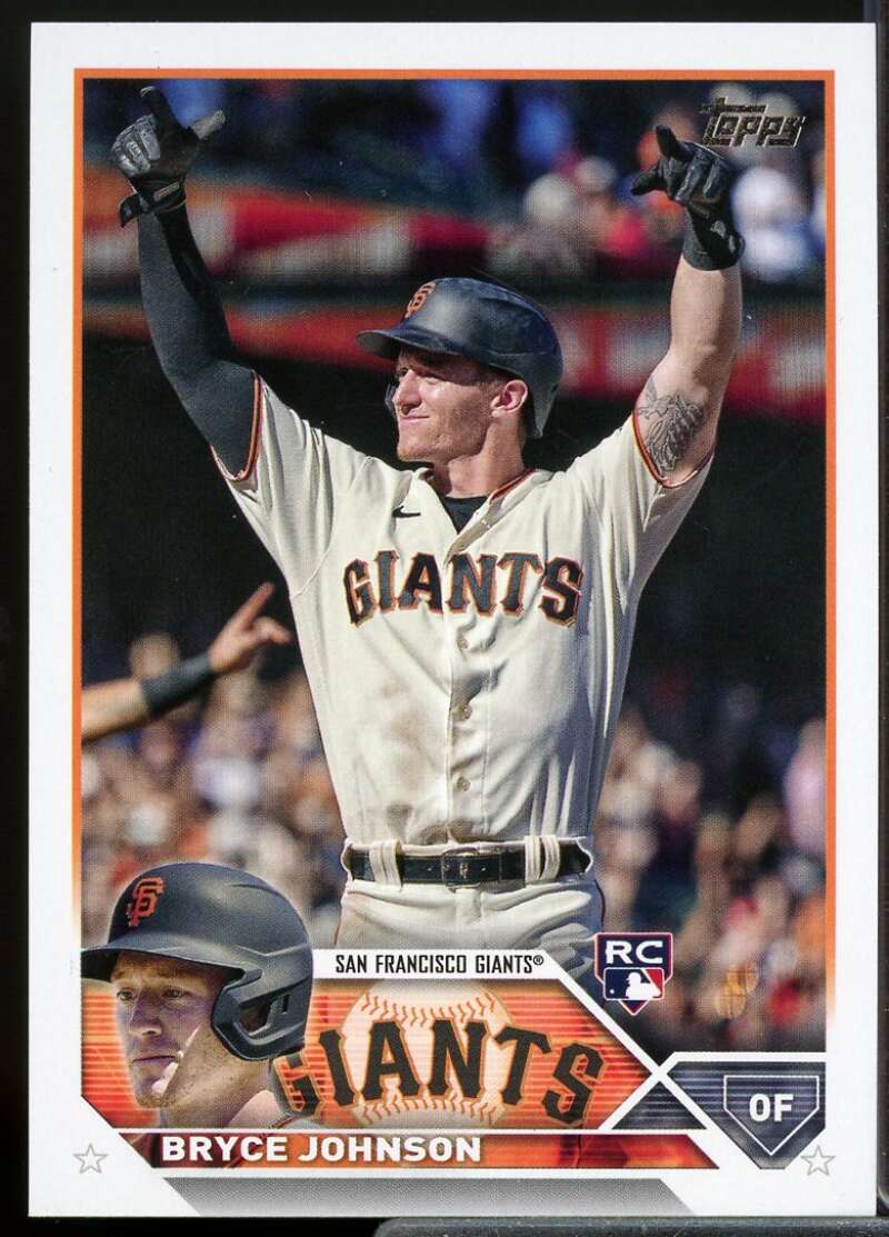 Bryce Johnson Rookie Card 2023 Topps #571  Image 1