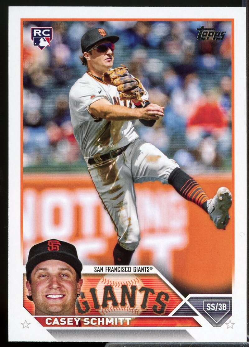 Casey Schmitt Rookie Card 2023 Topps Update #US133  Image 1