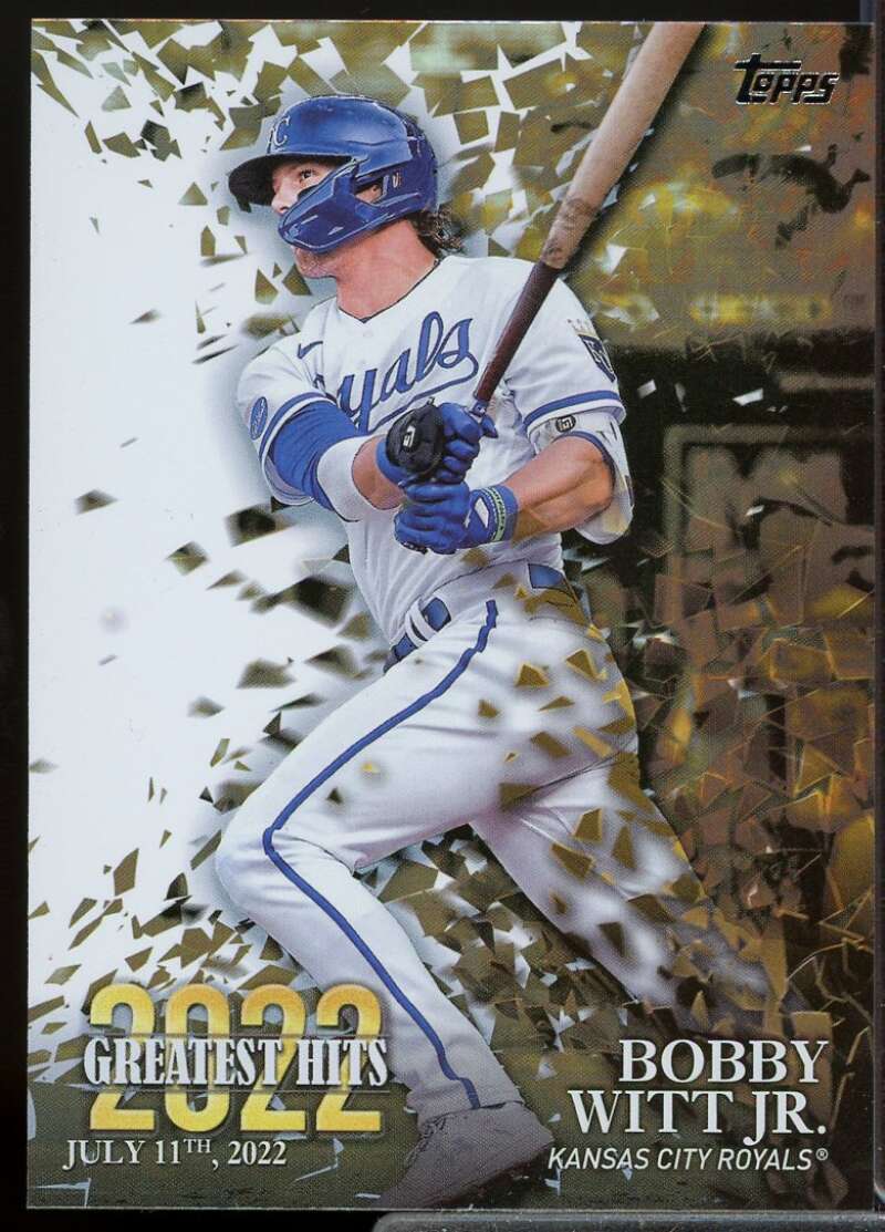 Bobby Witt Jr. Card 2023 Topps '22 Greatest Hits #22GH19  Image 1