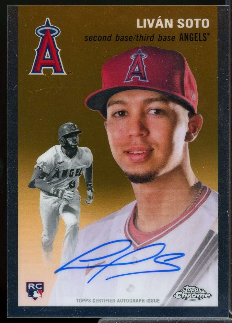 Livn Soto Rookie Card 2023 Topps Chrome Platinum Anniversary Autographs #CPALSO  Image 1