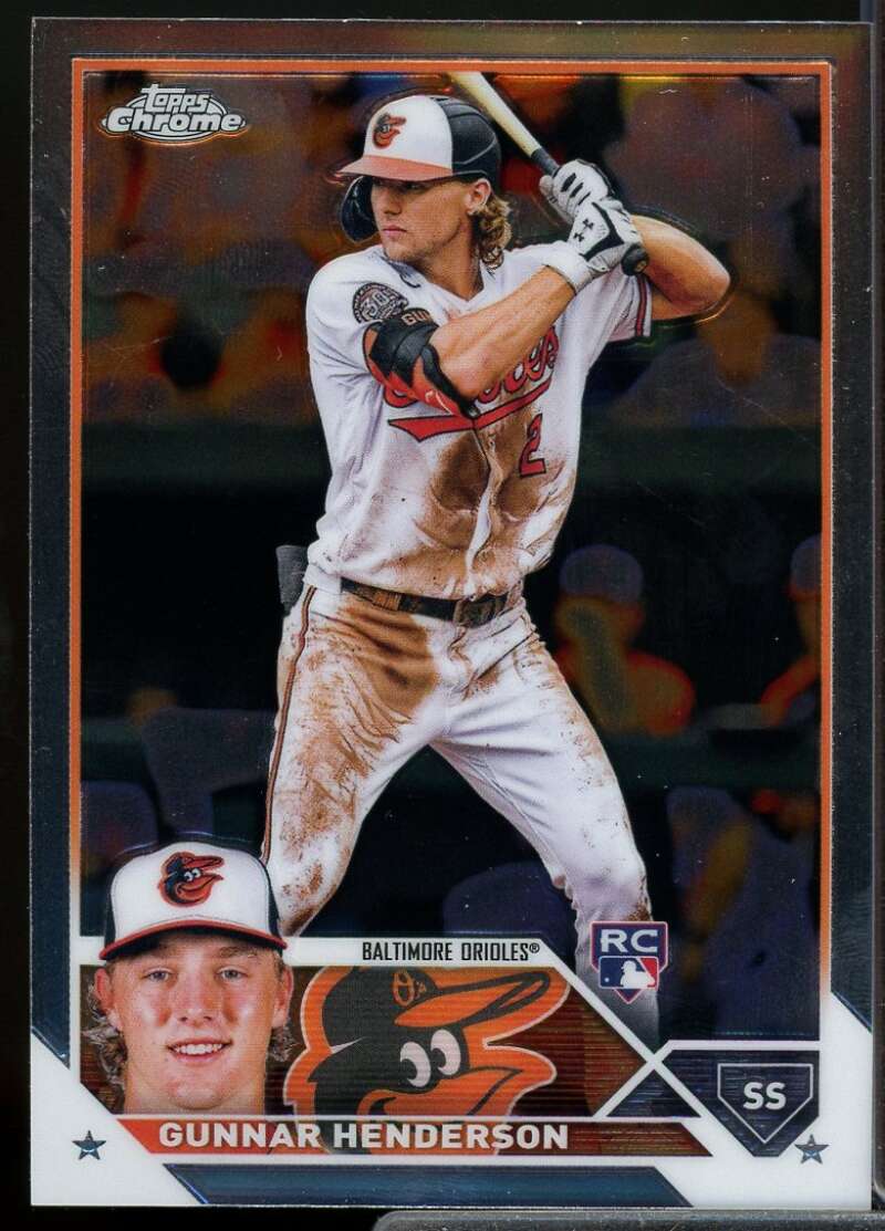 Gunnar Henderson Rookie Rookie Card 2023 Topps Chrome #2  Image 1