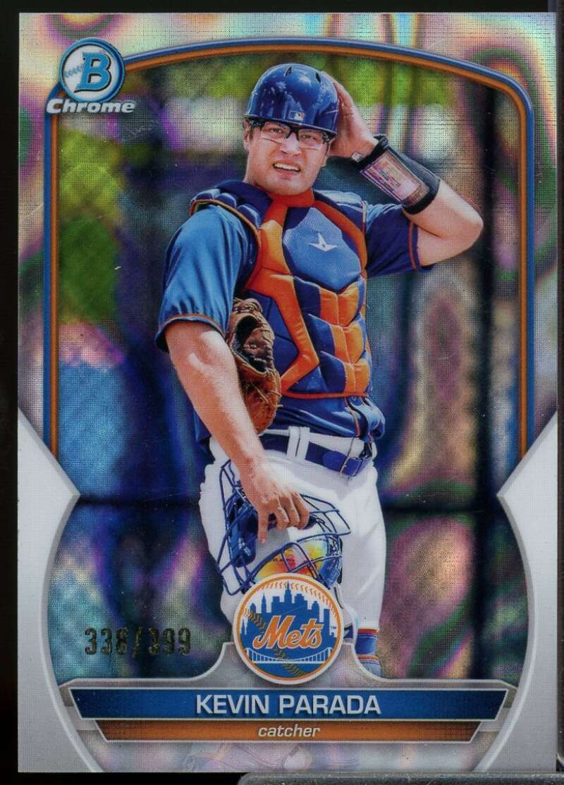 Kevin Parada Card 2023 Bowman Chrome Prospects Lava Refractors #BCP91  Image 1