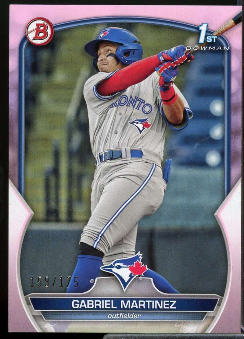Gabriel Martinez Card 2023 Bowman Prospects Pink #BP45  Image 1
