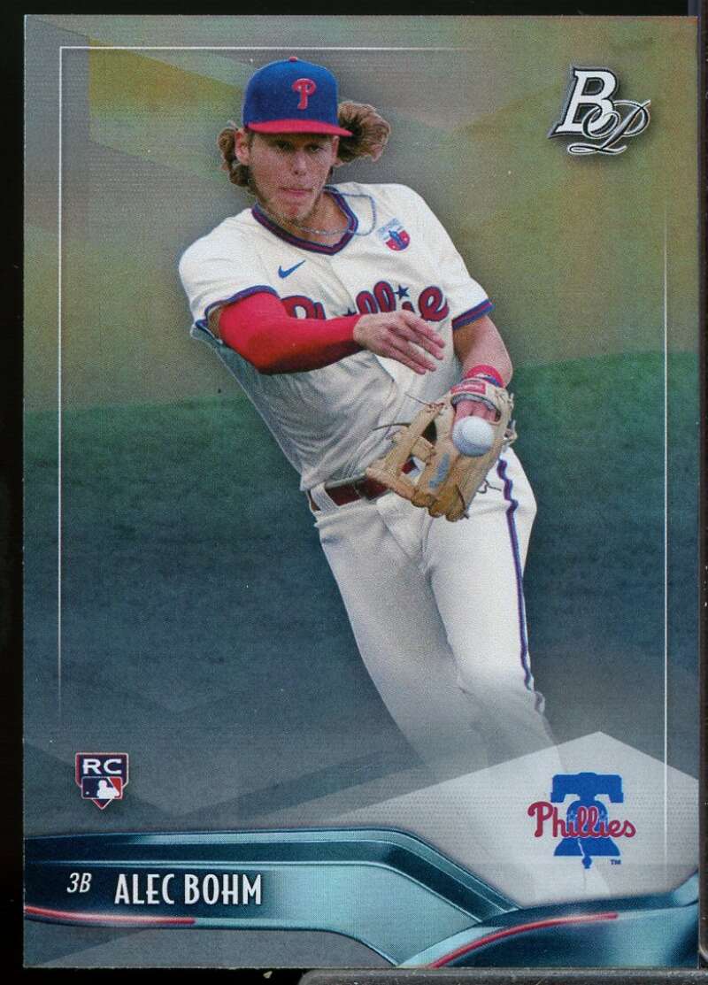 Alec Bohm Rookie Card 2021 Bowman Platinum #20  Image 1