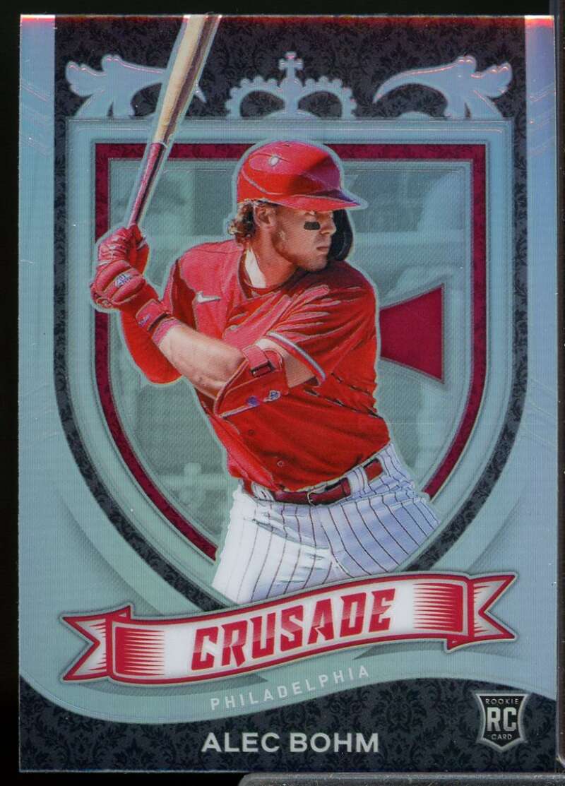 Alec Bohm Rookie Card 2021 Panini Crusade Holo #23  Image 1