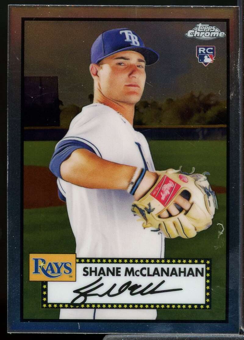 Shane McClanahan Rookie Card 2021 Topps Chrome Platinum Anniversary #90  Image 1