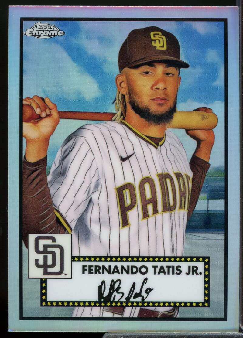 Fernando Tatis Jr. Card 2021 Topps Chrome Platinum Anniversary Refractors #141  Image 1