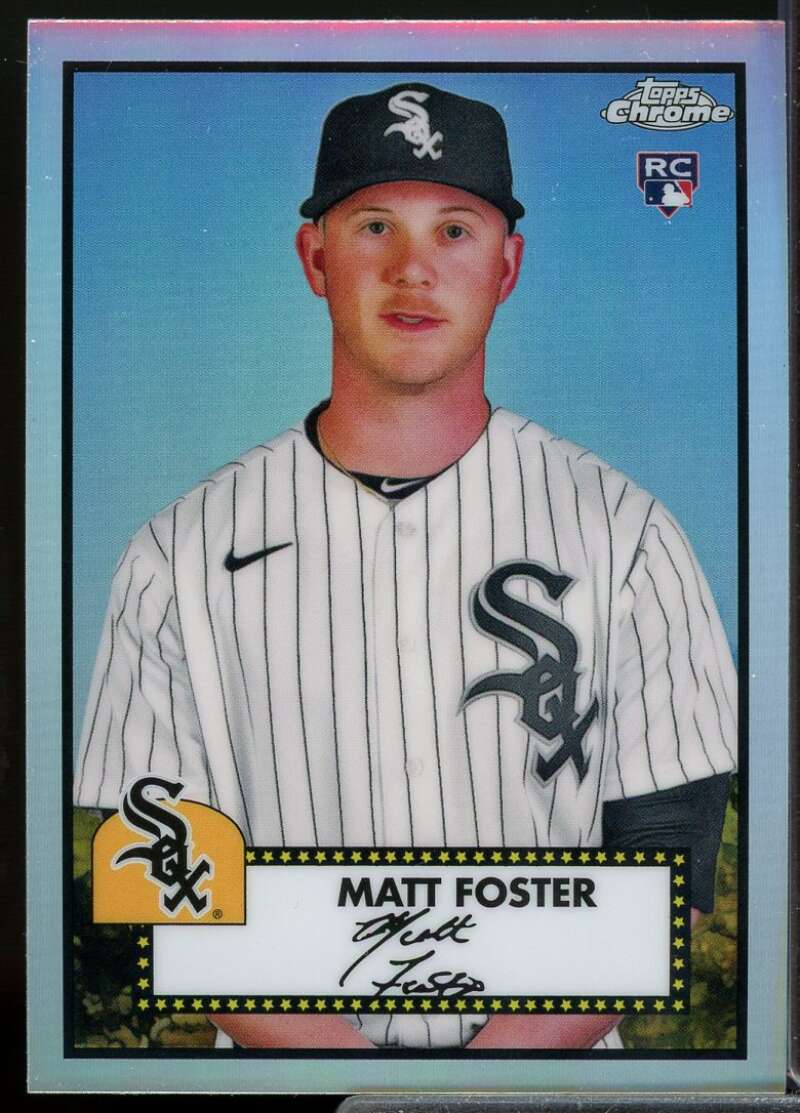Matt Foster rookie Card 2021 Topps Chrome Platinum Anniversary Refractors #123  Image 1