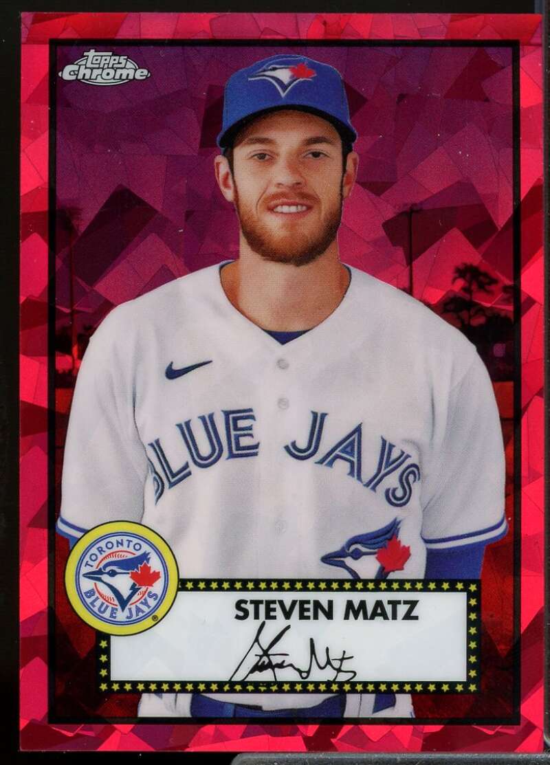 Steven Matz 2021 Topps Chrome Platinum Anniversary Red Atomic Refractors #265  Image 1