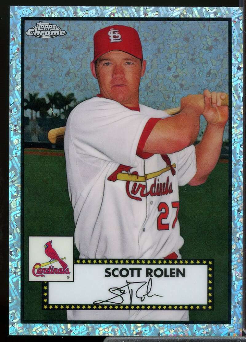 Rolen 2021 Topps Chrome Platinum Mini Diamond 70th Anniversary Refractors #545  Image 1