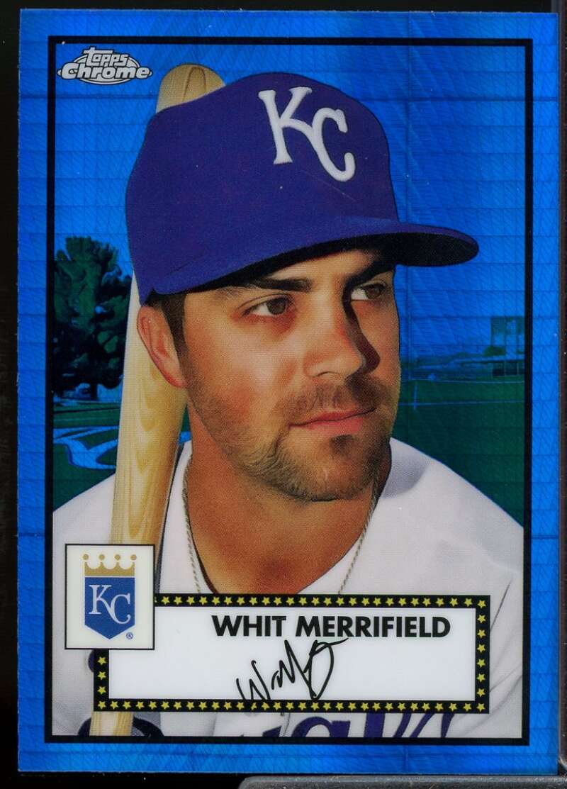 Whit Merrifield 2021 Topps Chrome Platinum Anniversary Blue Prizm Refractor #198  Image 1