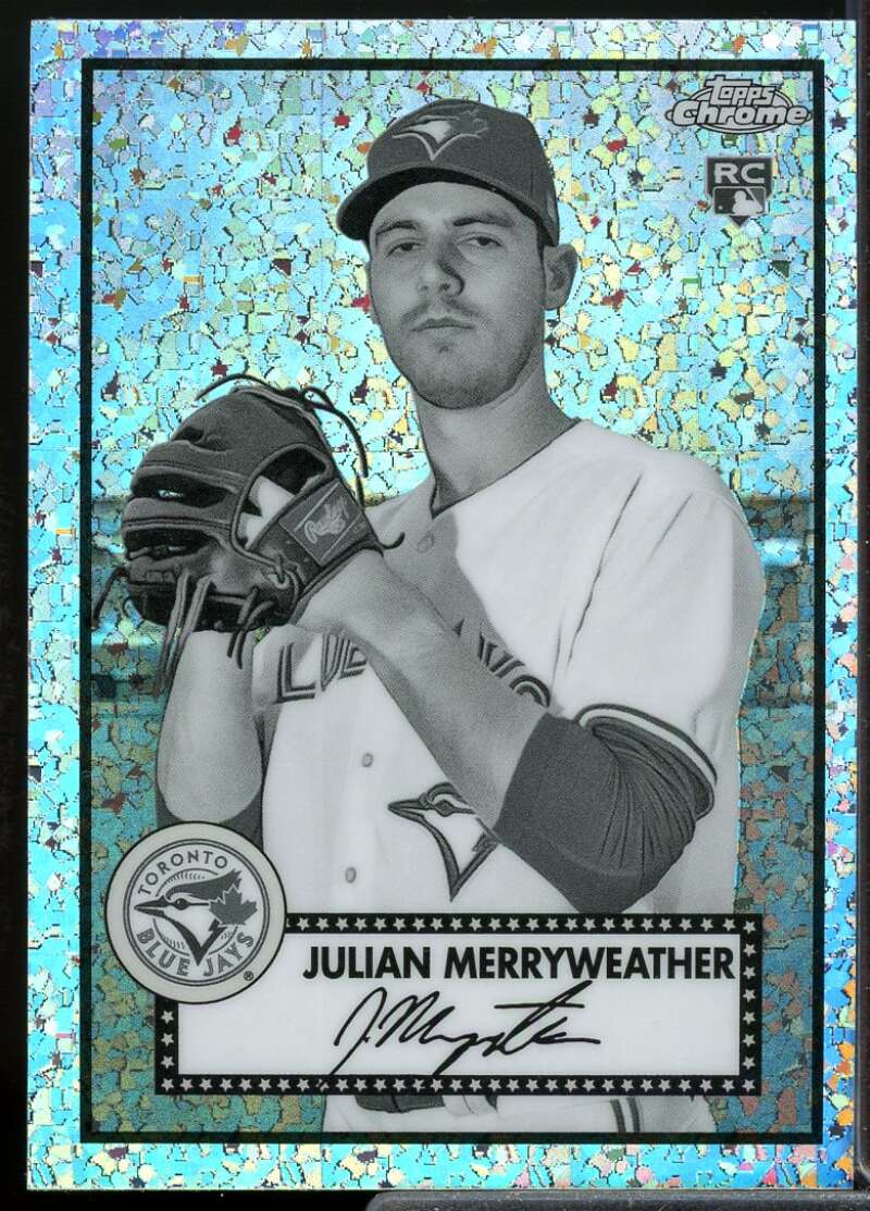 Merryweather Rookie Card 2021 Topps Chrome Ann. Black White Diamond Ref #98  Image 1