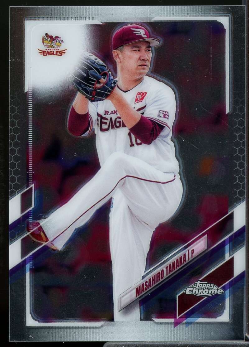 Masahiro Tanaka Card 2021 Topps Chrome Nippon #1  Image 1