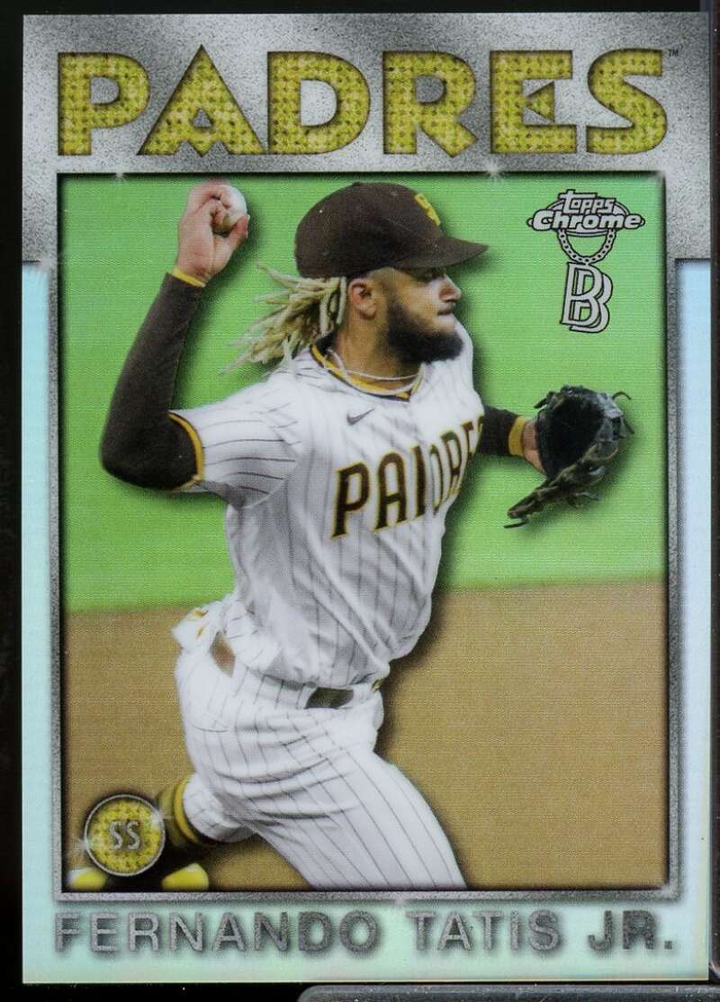 Fernando Tatis Jr. Card 2021 Topps Chrome Ben Baller '86 Topps #86TB20  Image 1