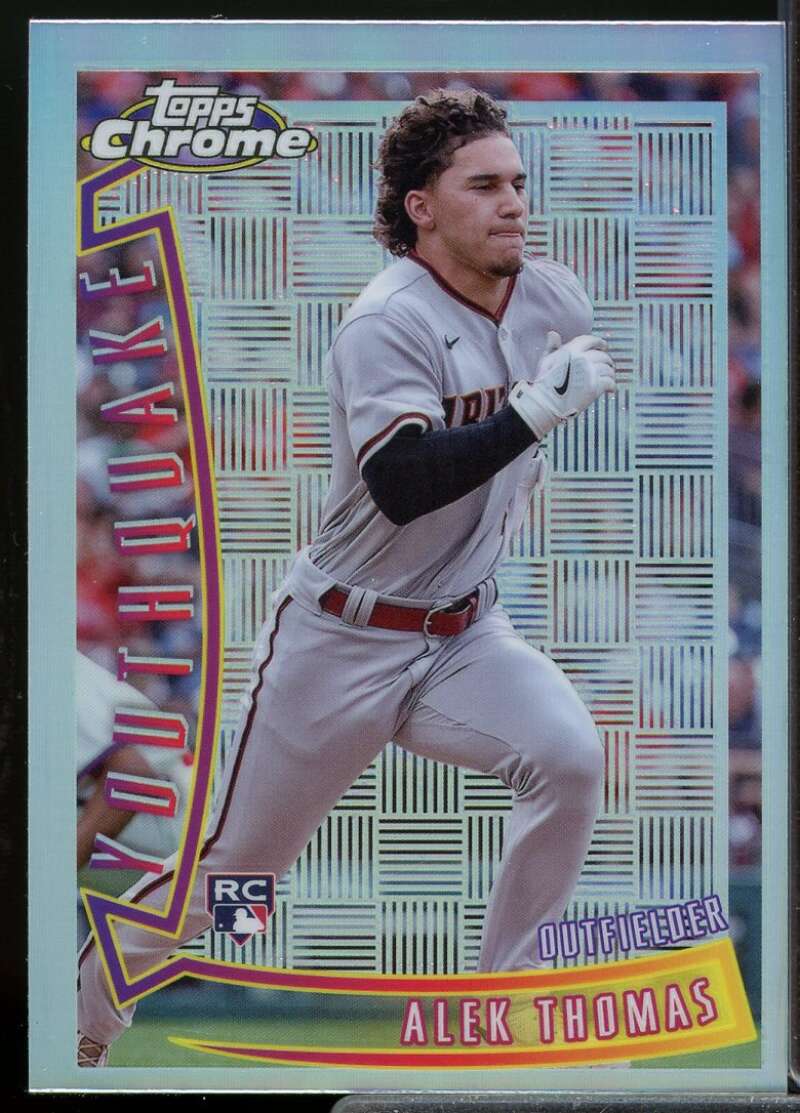 Alek Thomas Rookie Card 2022 Topps Chrome Sonic '96 Youthquake #YQ29  Image 1