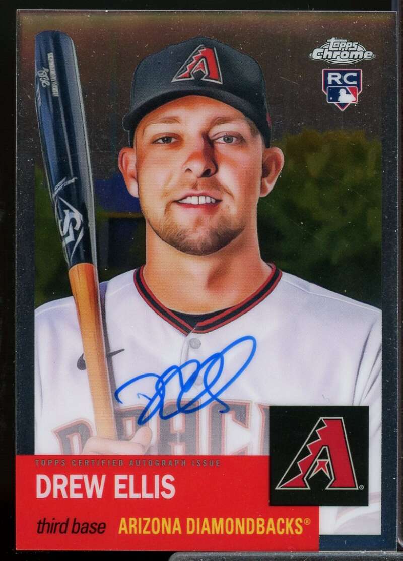 Drew Ellis Rookie 2022 Topps Chrome Platinum Anniversary Autographs #CPADEL  Image 1