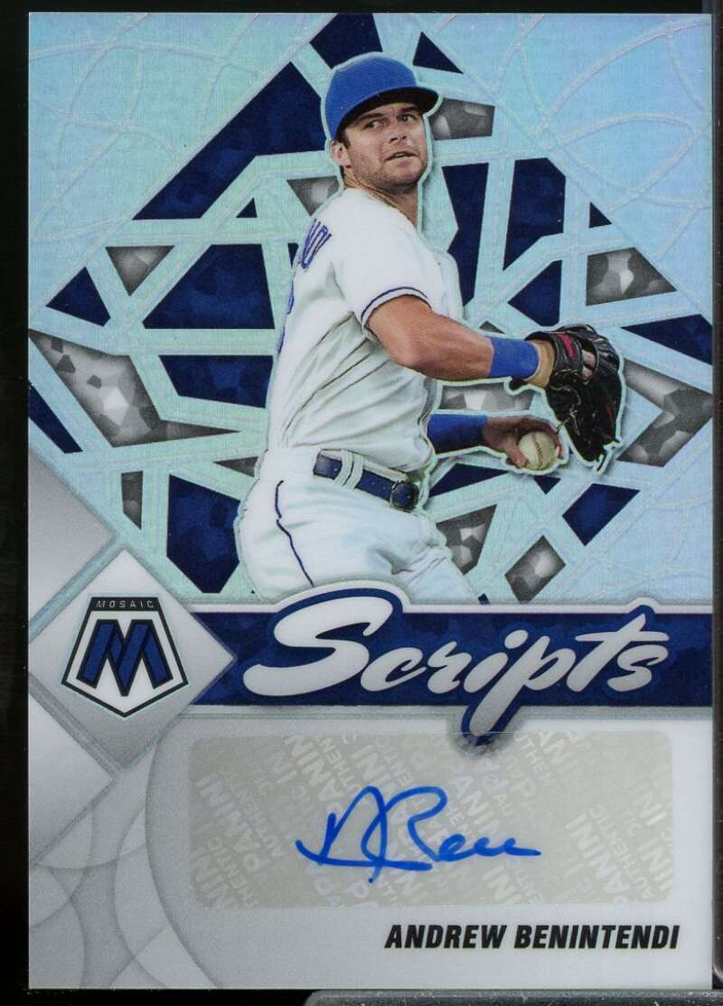 Andrew Benintendi Card 2022 Panini Mosaic Scripts Holo #91  Image 1
