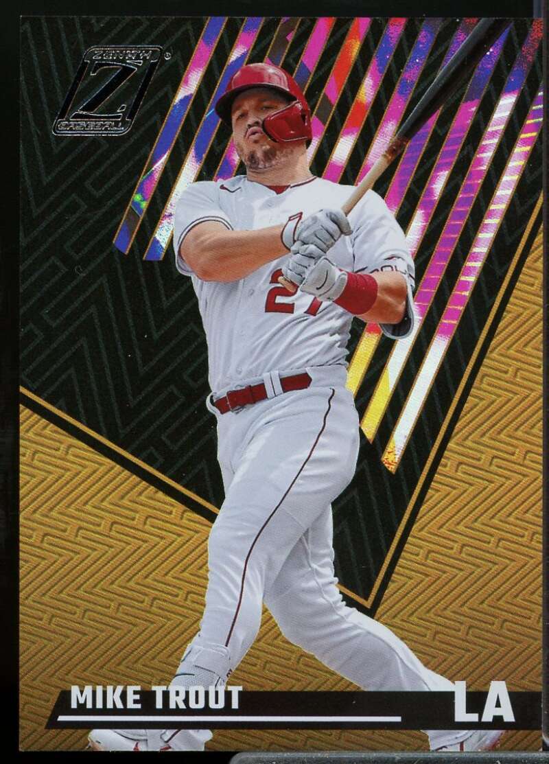 Mike Trout Card 2022 Panini Chronicles Zenith #16  Image 1