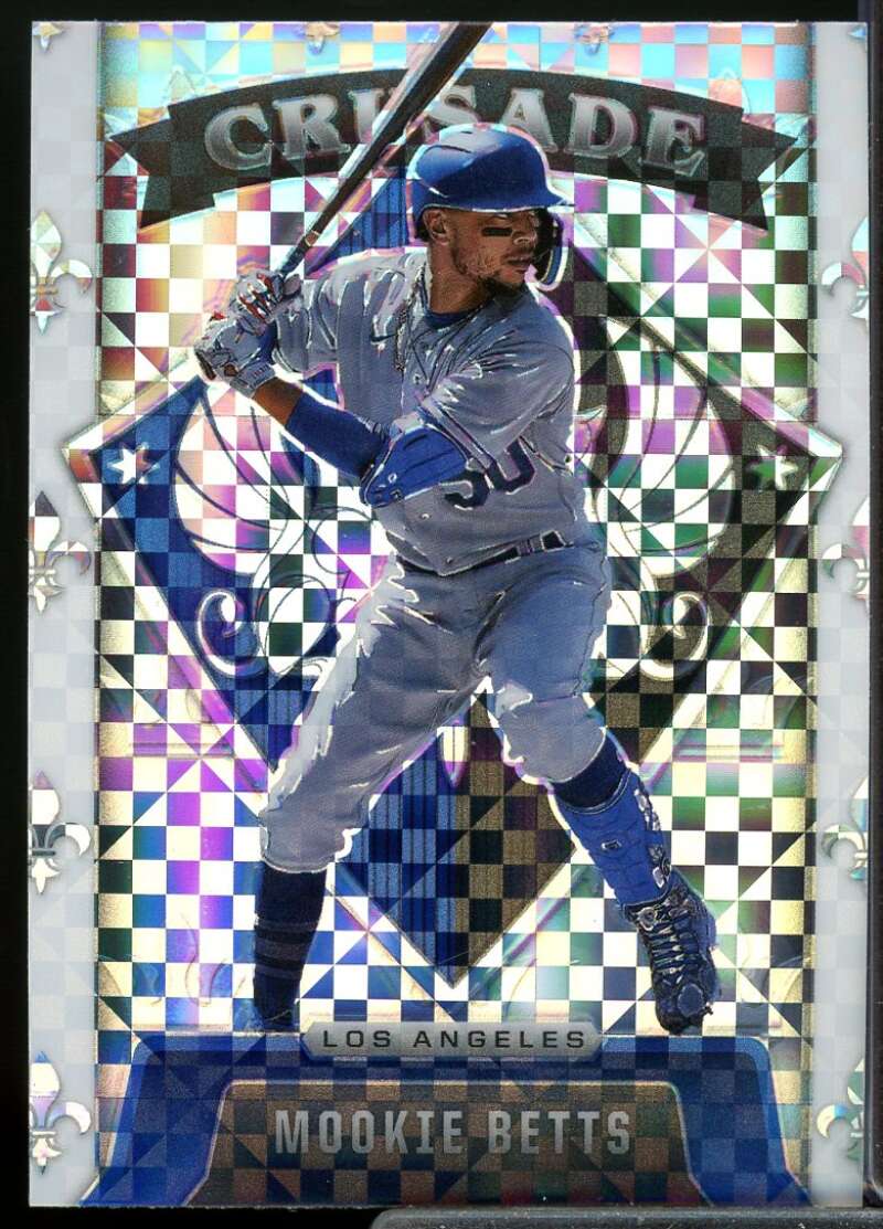 Mookie Betts Card 2022 Panini Chronicles Crusade Building Blocks #25  Image 1
