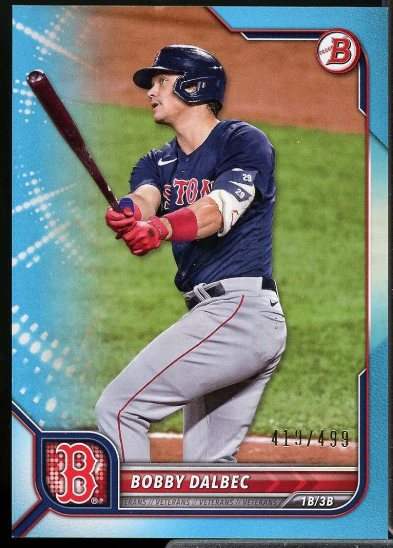 Bobby Dalbec Card 2022 Bowman Sky Blue #29  Image 1