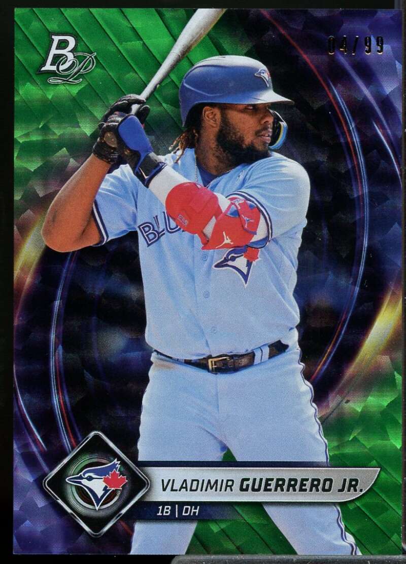 Vladimir Guerrero Jr. Card 2022 Bowman Platinum Green #5  Image 1