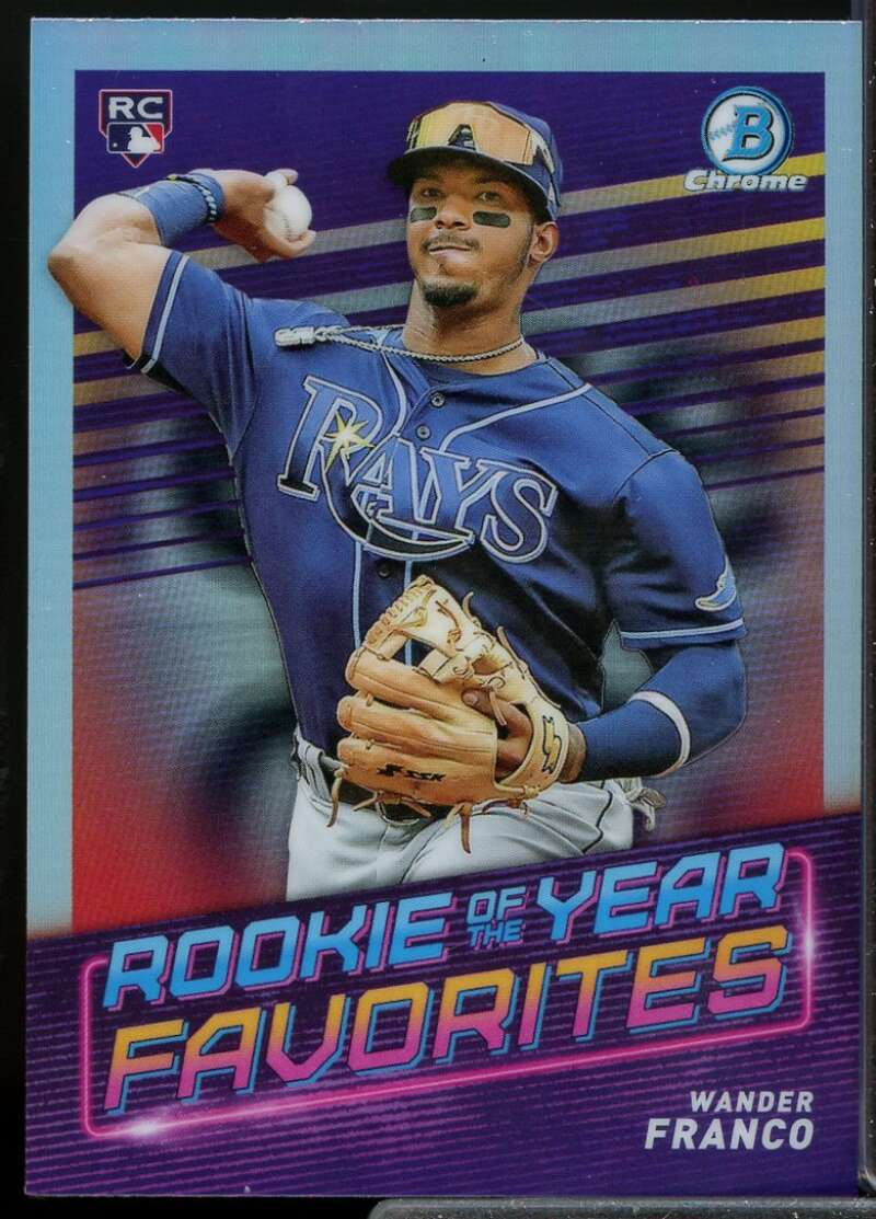 Wander Franco Rookie 2022 Bowman Chrome Rookie of the Year Favorites #ROYF1  Image 1