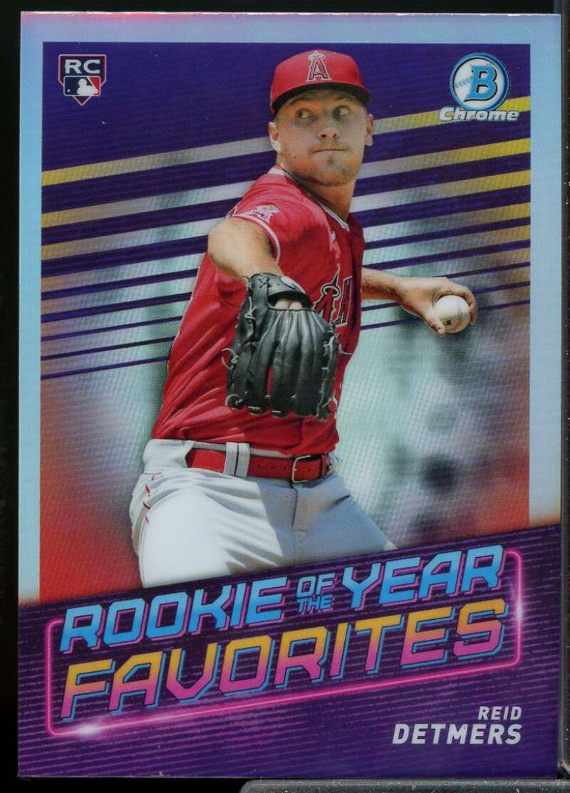 Reid Detmers Rookie 2022 Bowman Chrome Rookie of the Year Favorites #ROYF14  Image 1