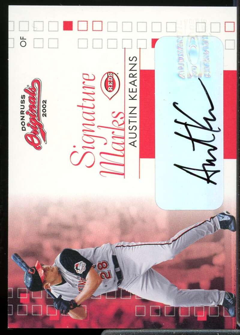Austin Kearns Card 2002 Donruss Originals Signature Marks #48  Image 1