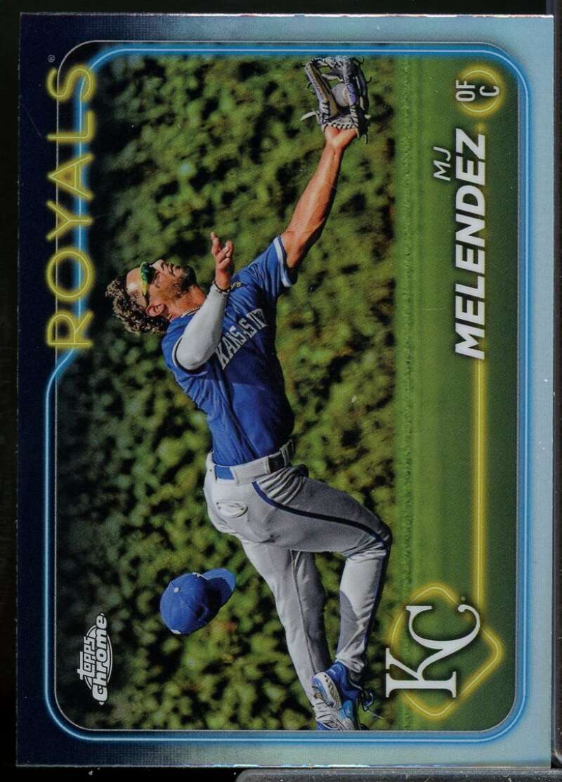MJ Melendez Card 2024 Topps Chrome Refractors #7  Image 1