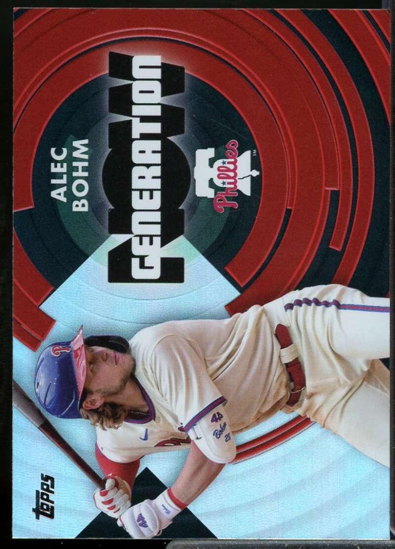 Alec Bohm Card 2022 Topps Generation Now #GN23  Image 1
