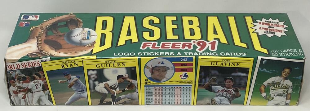1991 Fleer Green Christmas Baseball Factory  Set  Image 1
