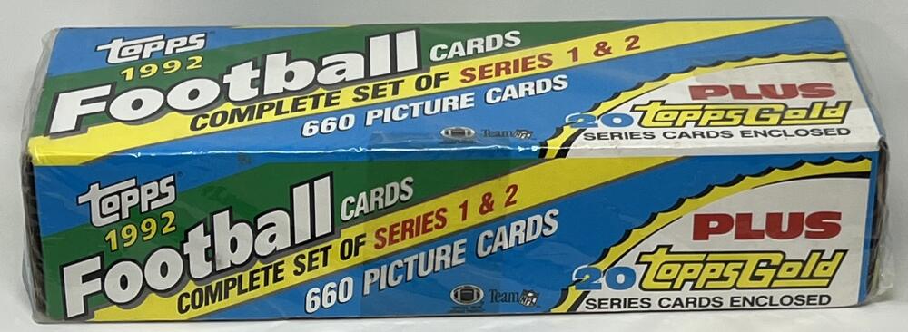 1992 Topps Series 1 and 2 Football Factory Set Image 1