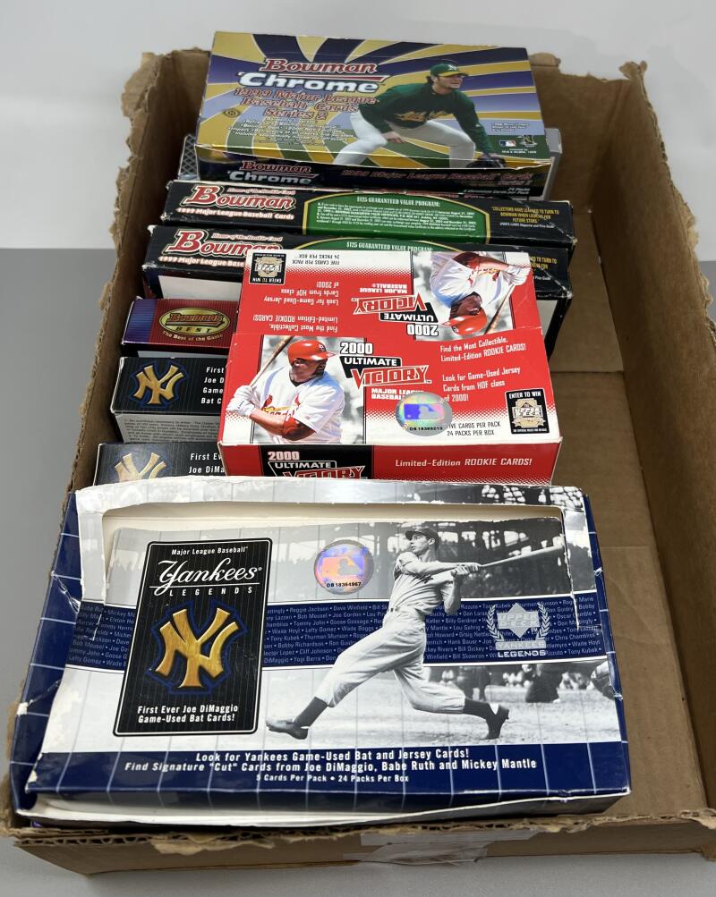 (15) 2001 Baseball Bowman Chrome,Upper Deck Legends, Black Diamond Box Lot Image 3