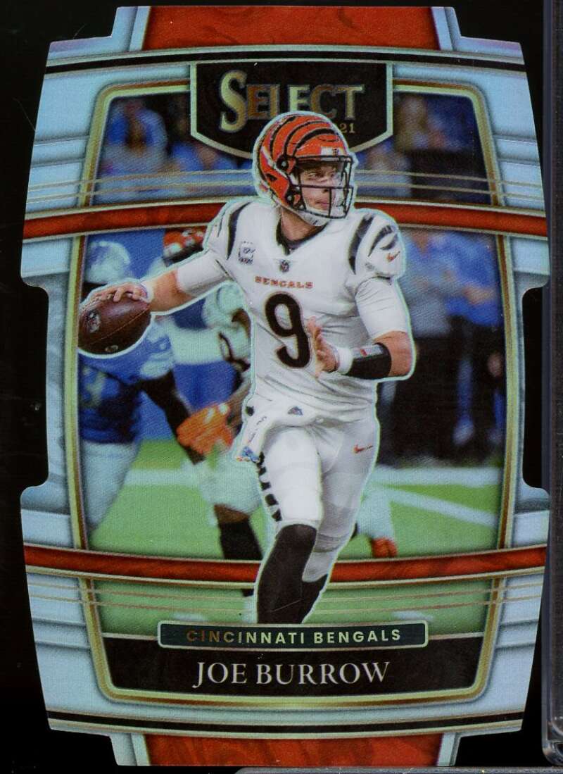 Joe Burrow Card 2021 Select Prizm Silver Die Cut #9  Image 1