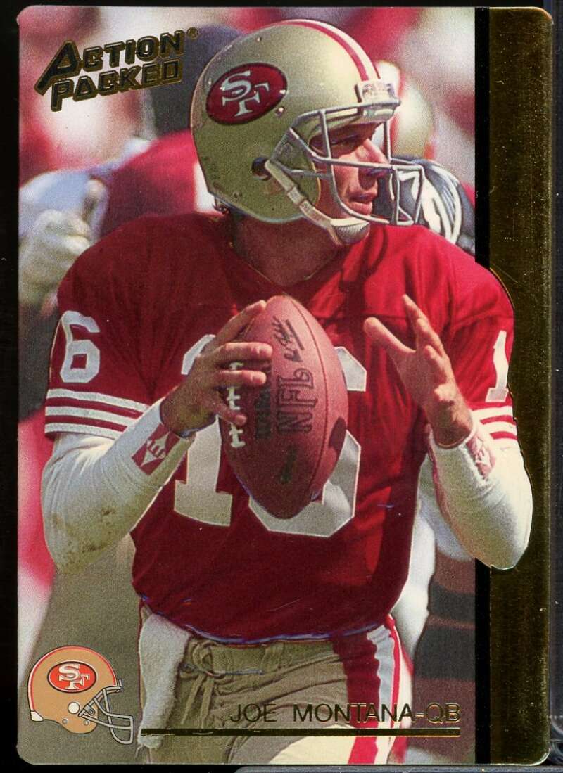 Joe Montana Card 1992 Action Packed Rookie Update #60  Image 1