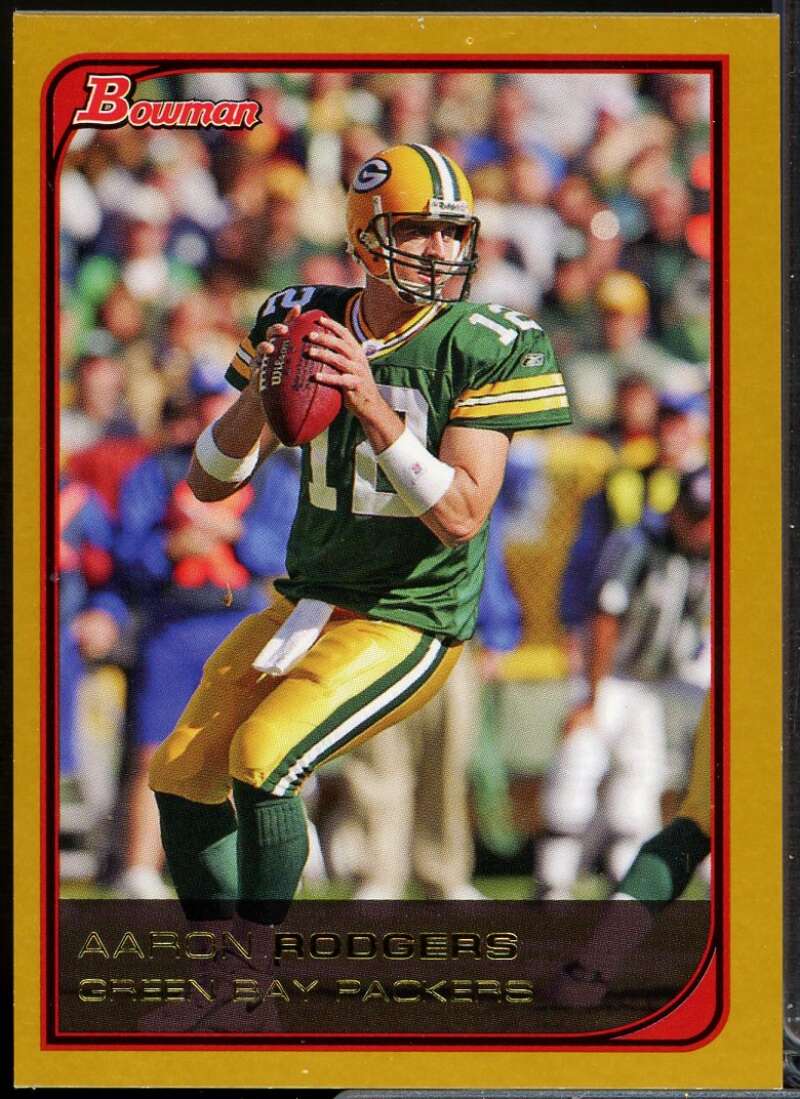 Aaron Rodgers Card 2006 Bowman Gold #73  Image 1