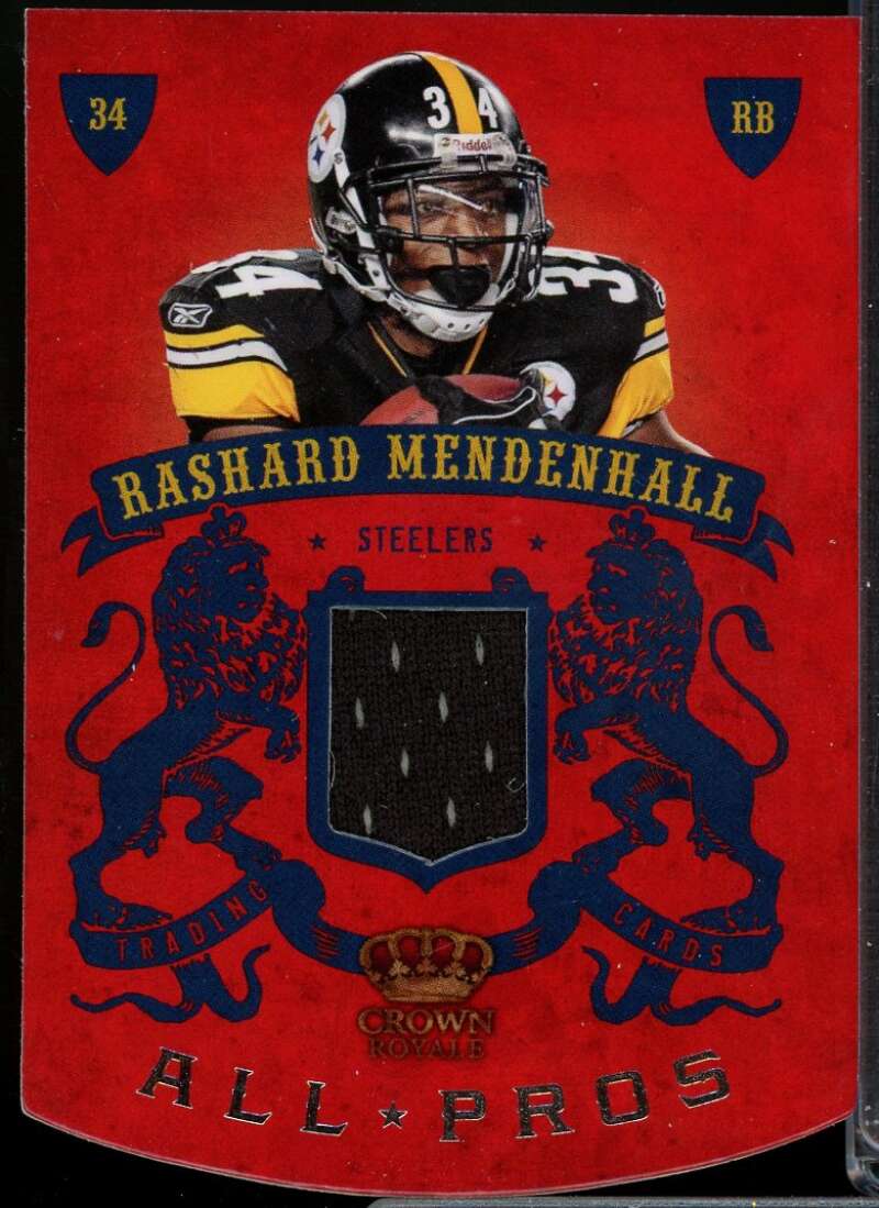 Rashard Mendenhall Card 2010 Crown Royale All Pros Materials #16  Image 1