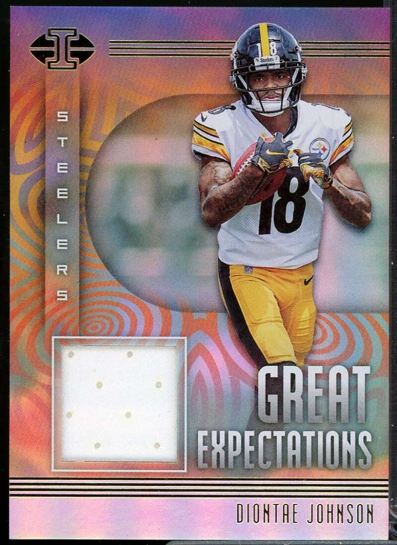 Diontae Johnson Card 2019 Panini Illusions Great Expectations Jerseys #GEDJ  Image 1